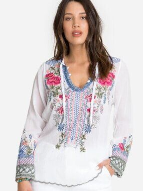 Johnny Was Millie Blouse Size Small New with tags